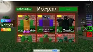 Roblox Find the Zombie Morphs Dead Lake area