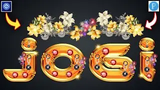 New Glass Font Editing 2022 How To Make Glass Font name Editing On Pixellab Ps Touch|Zarraq Creation
