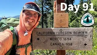 PCT &lsquo;25 - Day 91 - Crossing into Oregon After 1,700 Miles ✅