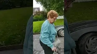 Elderly blind woman struggling to get in her home due to neighbors lying in court