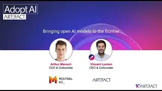 Arthur Mensch, CEO of Mistral AI on Bringing open AI models to the frontier | Adopt AI Summit 2024