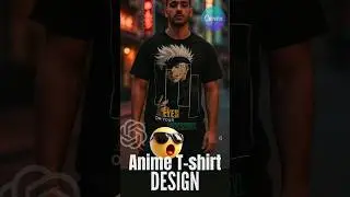 Design Stunning Anime T-Shirts in Canva + AI📱🔥 | Easy T-Shirt Photography Hack 😍