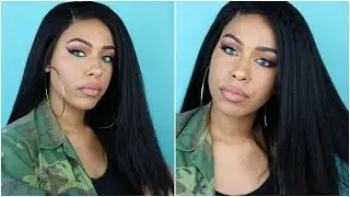 Italian Yaki Brazilian Virgin Human Hair Full Lace Wig-sst025 | Application + Review | Divaswigs