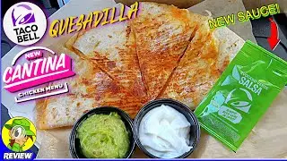 Taco Bell&reg; CANTINA CHICKEN QUESADILLA Review 🌮🔔🧀🐔🫓 NEW Menu! 😋 Peep THIS Out! 🕵️&zwj;♂️