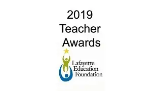 LEF Teacher Awards 2019