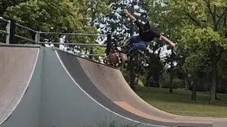 Mini Ramp Run #10 At The Onalaska, Wisconsin Skatepark - Brandon Hanson.