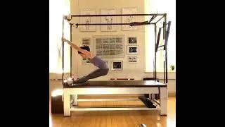 Authentic Pilates Spread Eagle on the Original Cadillac