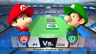 Mario Sports Superstars - Team Baby Mario Vs. Team Baby Luigi