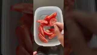 2-Ingredient Chilled Tomato Dessert #shorts