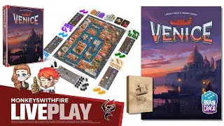 VENICE || BRAIN CRACK GAMES || BOARD GAME LIVE PLAY