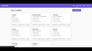 Habit Builder Web Application | MERN Stack Project (React, Node.js, MongoDB)