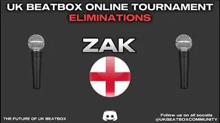 Zak 🇬🇧 | UK BEATBOX ONLINE TOURNAMENT | Solo Elimination