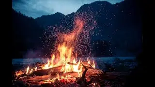 Релакс у костра. Антистресс! Relax by the fire. Music by Sergei Chekalin. Rel&aacute;jate junto al fuego.
