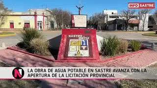 Inversión histórica: licitan la red de agua potable para toda la ciudad de Sastre