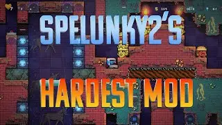I Beat Super Lunky Warrior (Spelunky 2's Hardest Traditional Mod.)