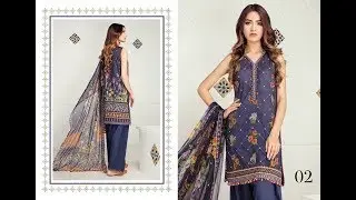 Baroque Fuchsia Lawn Volume 5 2018
