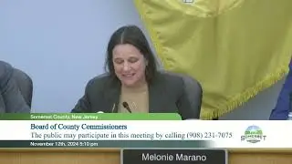Somerset County Commissioners Meeting - 11/12/2024