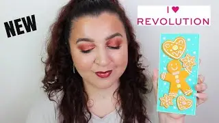 TASTY GINGERBREAD PALETTE REVIEW, SWATCHES, TUTORIAL COLLAB WITH MAKEUPWITHALIXKATE AND MORETOFAYE