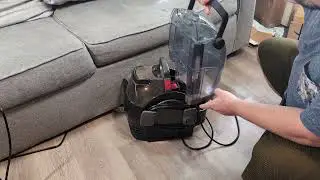 Как удалить грязную воду из любого пылесоса для чистки ковров Bissell (ProHeat CrossWave Big Gree...