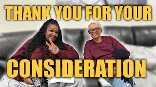 Thank You for Your Consideration