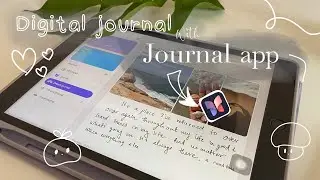 Digital journaling on JOURNAL APP on iPad | iPad journal ideas