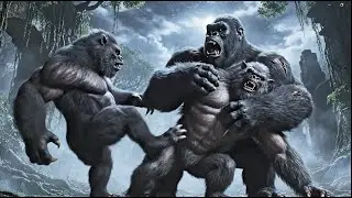 King Kong and the Giant Werewolf - an epic battle. | King Kong: Moonlight Clash