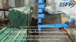 42 OD UPVC RISER PIPE FOR INDIA MKII / U2 HAND PUMP INSTALLATION
