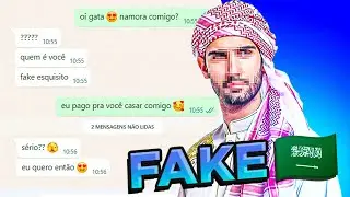 CRIEI UM FAKE ÁRABE PRA TROLLAR MEUS AMIGOS KKKKKKKKKKKKKKKK