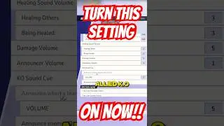 THIS 1 SETTING IS A GAME CHANGER! ALLIED K.O SOUND CUE EXPLAINED!