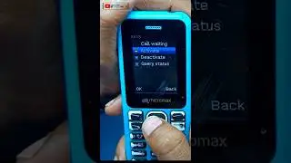Micromax keypad mobile call waiting settings // call waiting