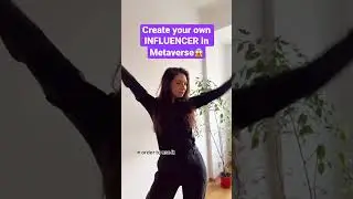 How to create a digital influencer #tech #ar #gaming #ai #artificialintelligence #augumentedreality