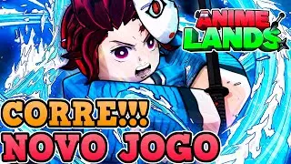 FINALMENTE LANÇOU O MELHOR JOGO DE ANIME!!! ANIME LANDS SIMULATOR ROBLOX