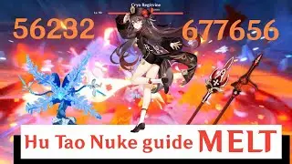 Hu Tao melt nuke guide | R1 Deathmatch | R1 Blackcliff | C0 Hu Tao showcase | Genshin Impact