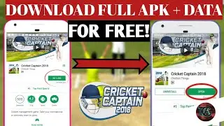 How to download cricket captain 2018 game free||download cricket captain free Without license issue|