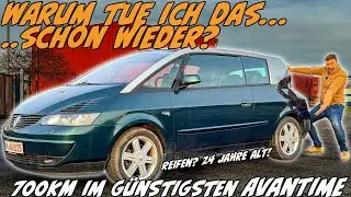Blind den günstigsten Renault Avantime 3.0 V6 kaufen und 700km überführen - Was kann schief gehen?