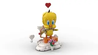 Lego 40824 Sweetheart Tweety Bird Speed Build Studio Bricklink LDD by PLegoBB