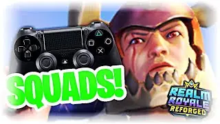 Playing Squads with a CONTROLLER! (Realm Royale Reforged PC)