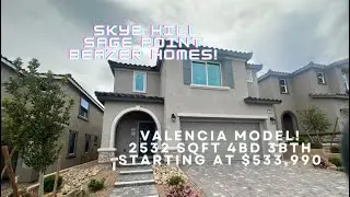 Valencia Plan at Sage Point by Beazers, new build tour | Northwest Las Vegas homes for sale