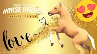 BREEDING BEAUTIFUL GOLDEN PALOMINO FOALS ON RIVAL STARS HORSE RACING