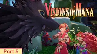 Visions of Mana Part 5 - Rime Falls - No Commentary [4k 60FPS]