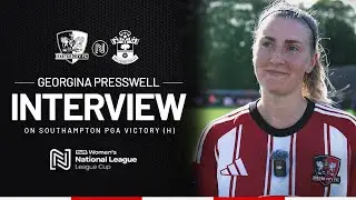 💬 Georgina Presswell post Southampton Women PGA (H) | Exeter City Football Club