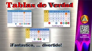 Tablas de Verdad con 2 y 3 Proposiciones: Tautología, Contradicción y Contingencia #quidimat