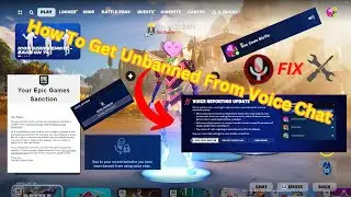 Fortnite Voice Ban Fix - How To Remove Voice Chat Ban On Fortnite
