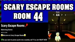 ROOM 44 SCARY ESCAPE ROOMS Roblox Walkthrough [Full Guide English] 🗝️