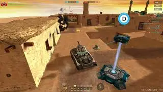 Tanki Online Railgun XT Skin Hyperspace Rounds Augment and Hornet XT Skin Lifeguard gameplay