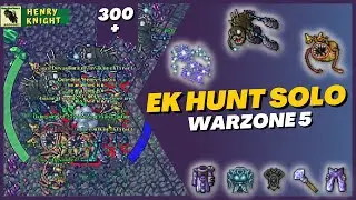 TIBIA: EK HUNT SOLO #29 TUNNEL TYRANT (WARZONE V)