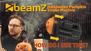 Как использовать дымовую машину BeamZ в виде тыквенной головы на Хэллоуин 🎃