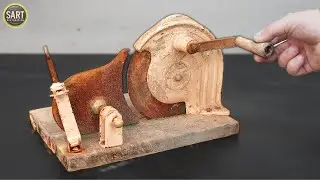 Restoration Very Rusty Broken Bread Cutter