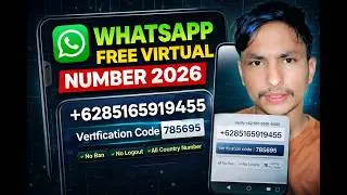 Indonesia virtual number 😱 whatsapp fake account kaise banaye