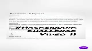Psychos || Hackerrank Challenge | video 11 | 
